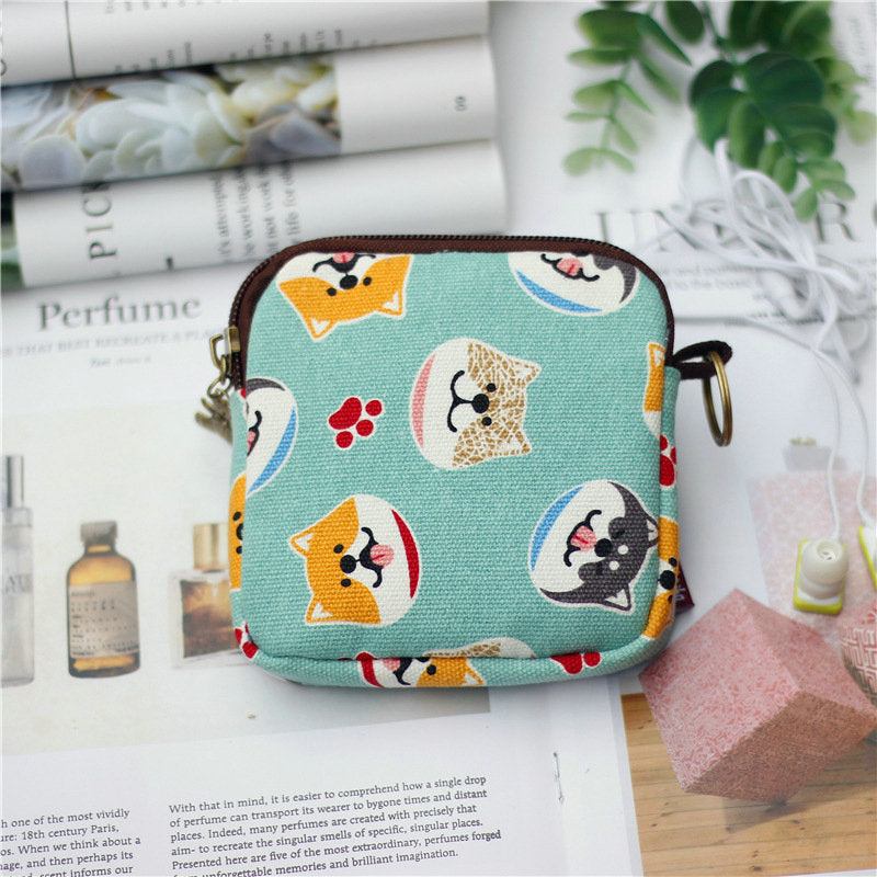Retro Mini Coin Purse & Card Bag