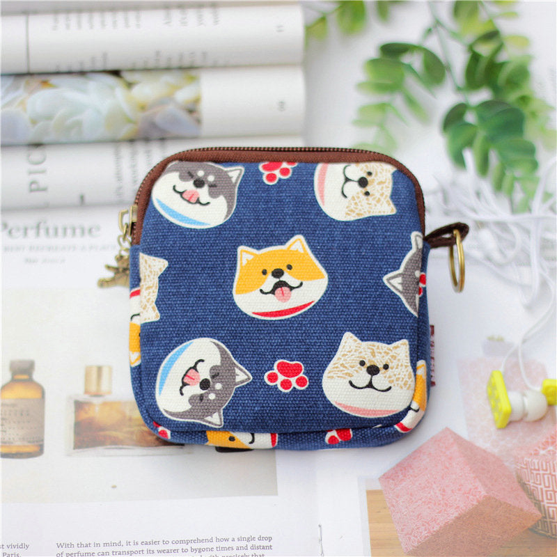 Retro Mini Coin Purse & Card Bag