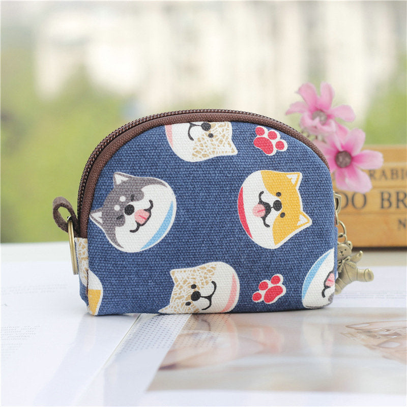Retro Mini Coin Purse & Card Bag