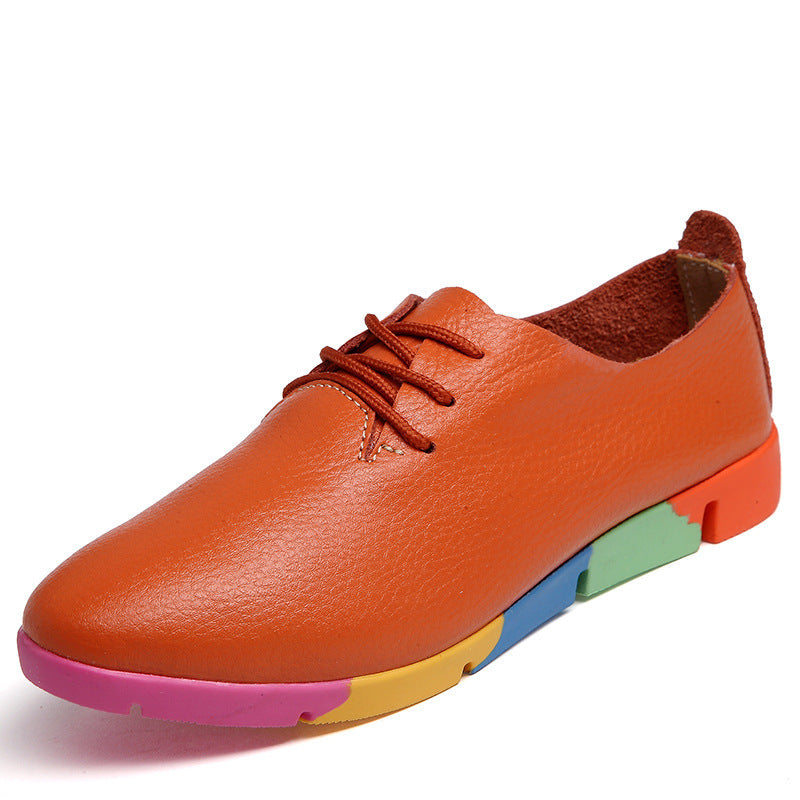 Women’s Leather Pointed Casual Shoes