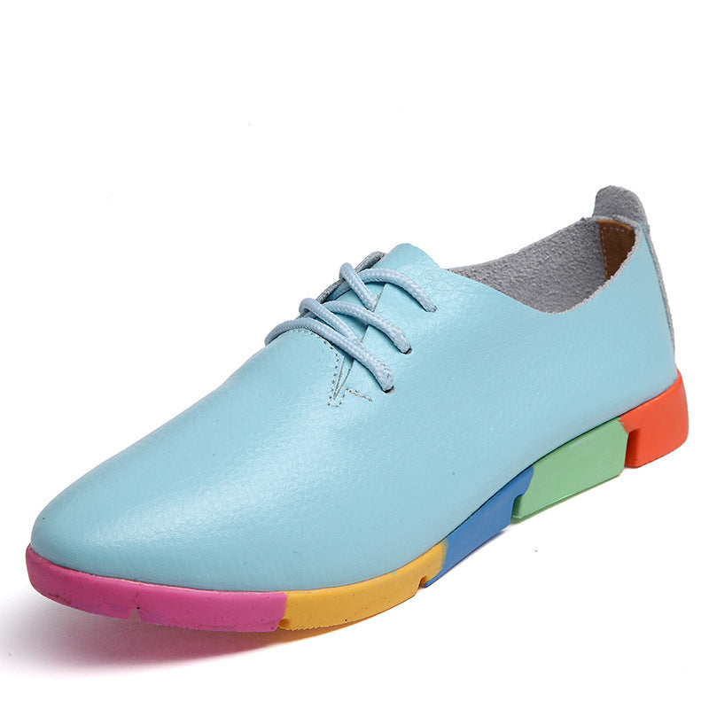 Women’s Leather Pointed Casual Shoes