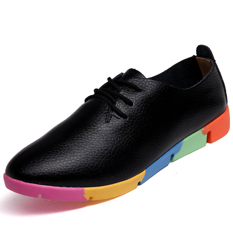 Women’s Leather Pointed Casual Shoes