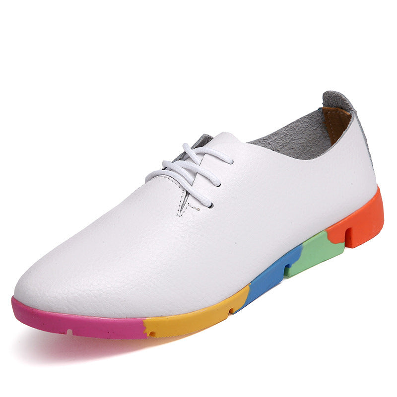 Women’s Leather Pointed Casual Shoes