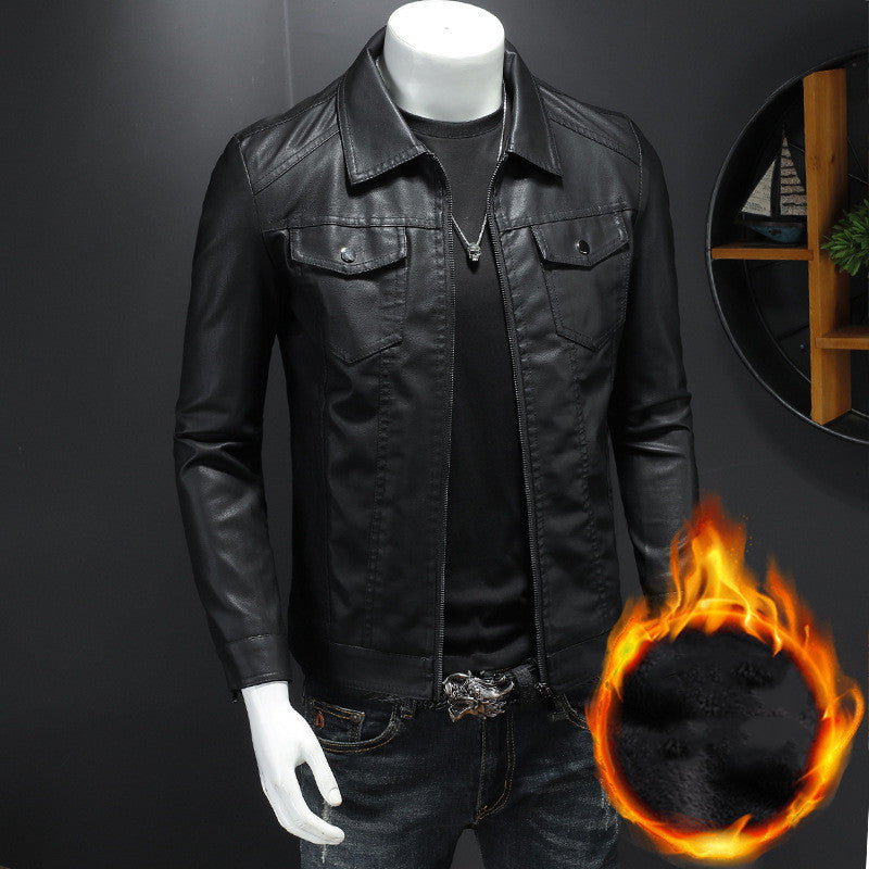 Men’s Casual Slim Fit Biker Jacket