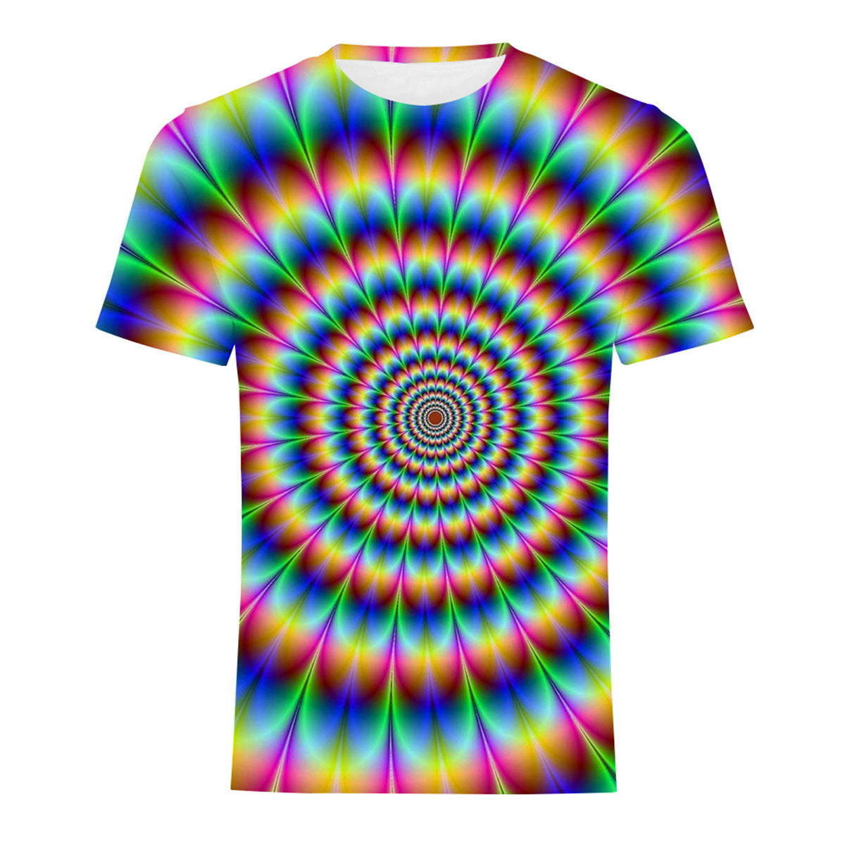 Men’s Casual Digital Print T-Shirt