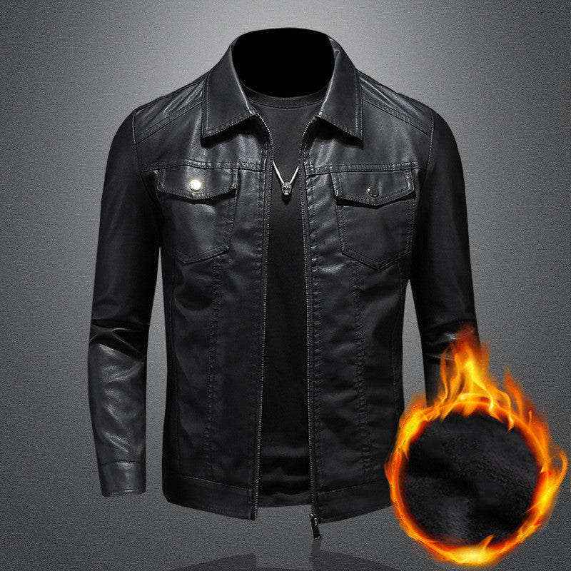 Men’s Casual Slim Fit Biker Jacket