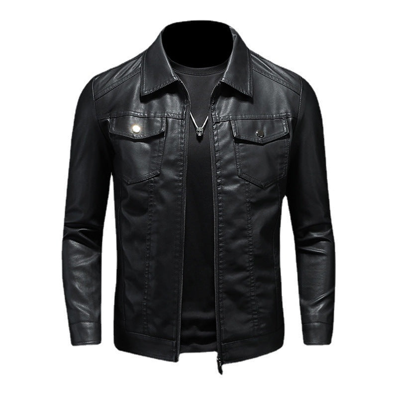 Men’s Casual Slim Fit Biker Jacket