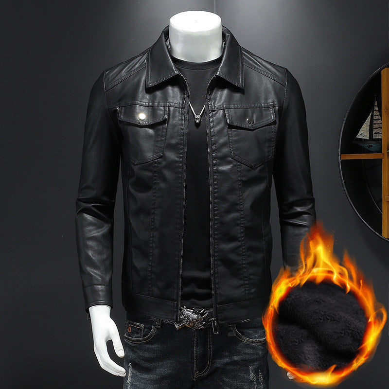 Men’s Casual Slim Fit Biker Jacket