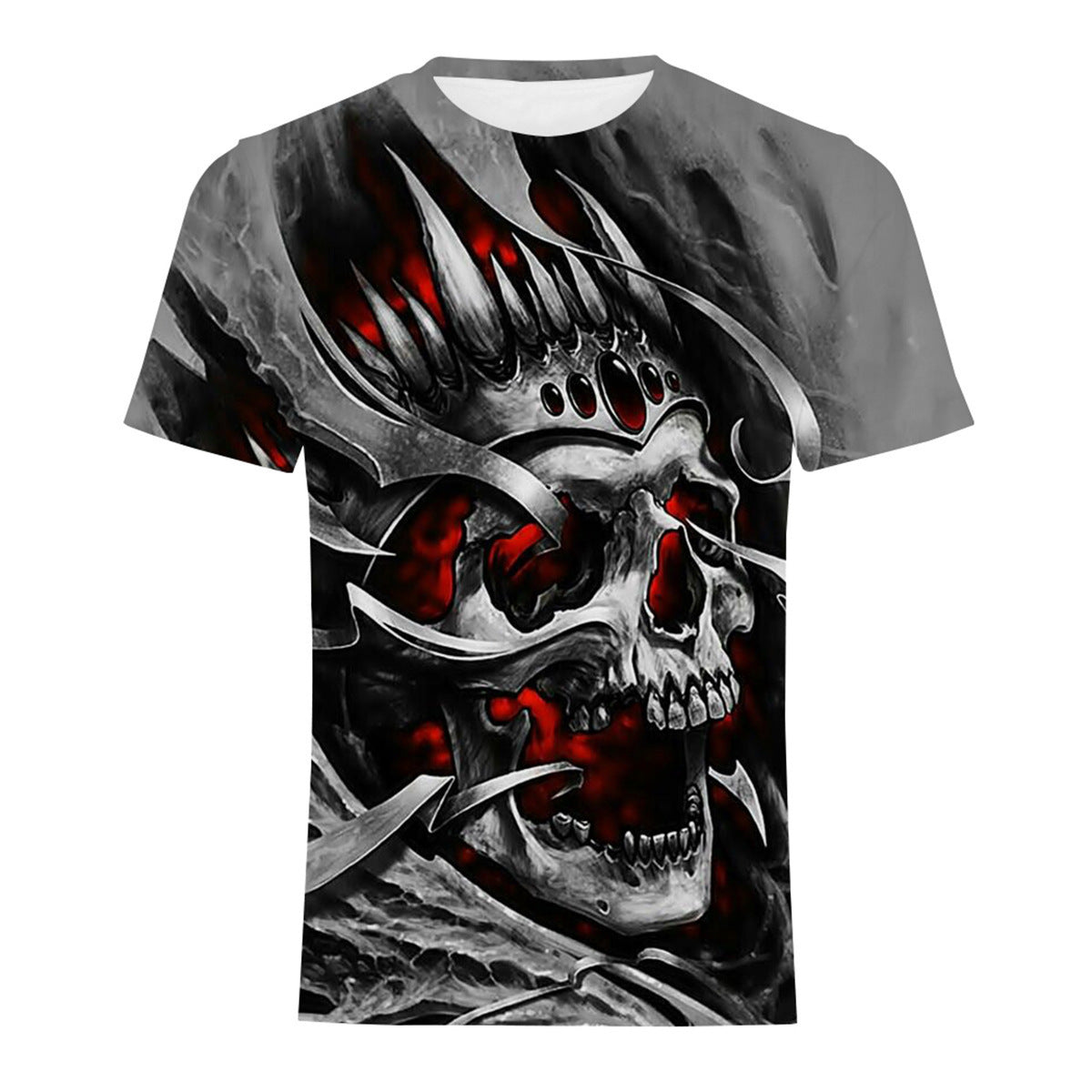 Men’s Casual Digital Print T-Shirt