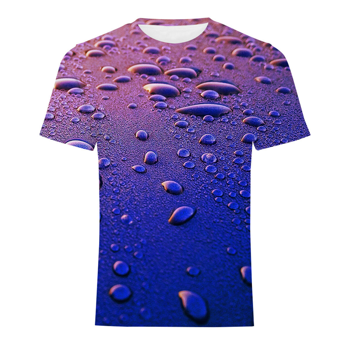 Men’s Casual Digital Print T-Shirt