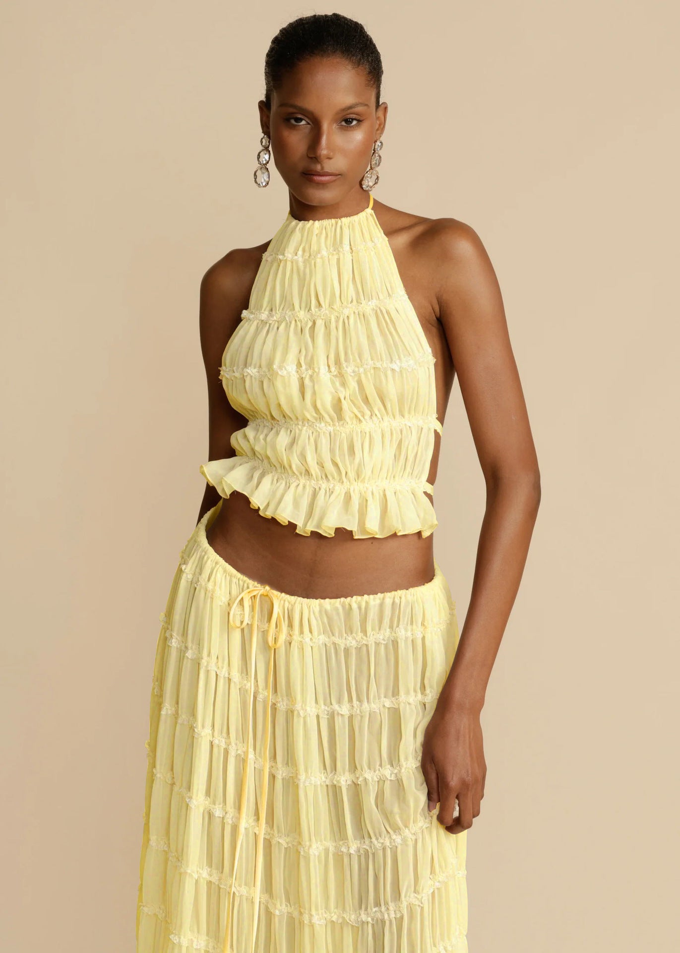 Sexy Croppedtop Skirt