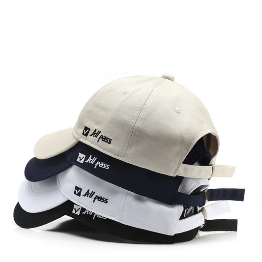 Soft Top Cap with Side Embroidery