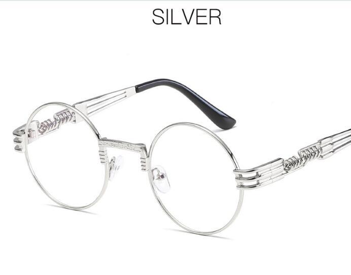 Gold Metal John Lennon Round Sunglasses